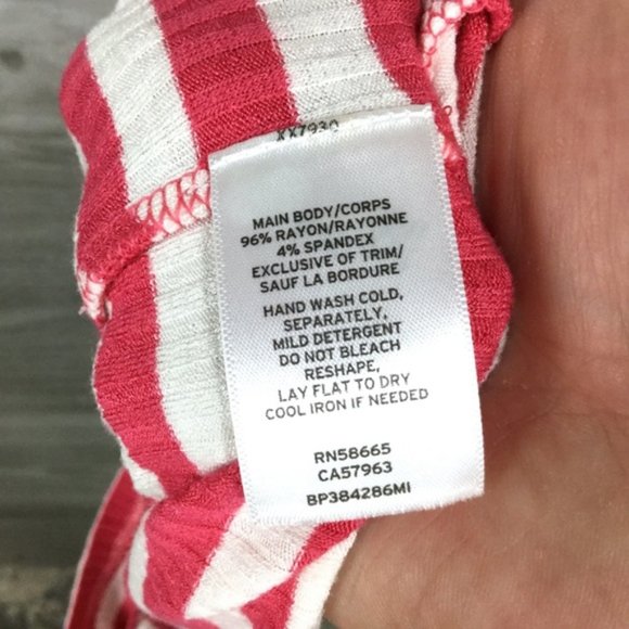 BP. Stipe Strappy Ribbed Camisole Top P1 - Picture 8 of 8